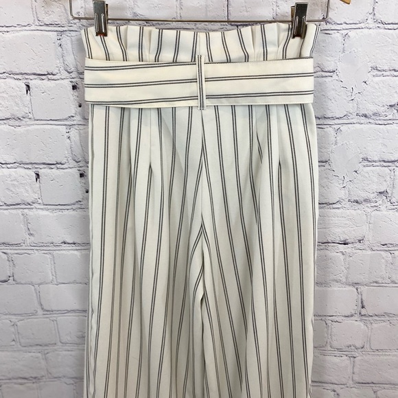 Free People Trousers Sz 0 High Waist Belted - Picture 4 of 7